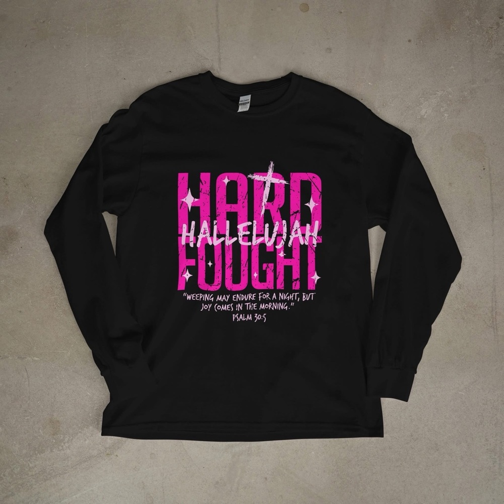 Hard fought long sleeve t-shirt